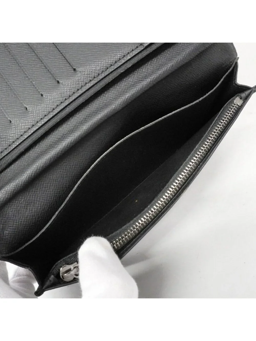 Louis Vuitton Wallet Monogram Eclipse Portefeuille Brazza Black